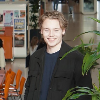 Gijs de Vries - student aan Hanze