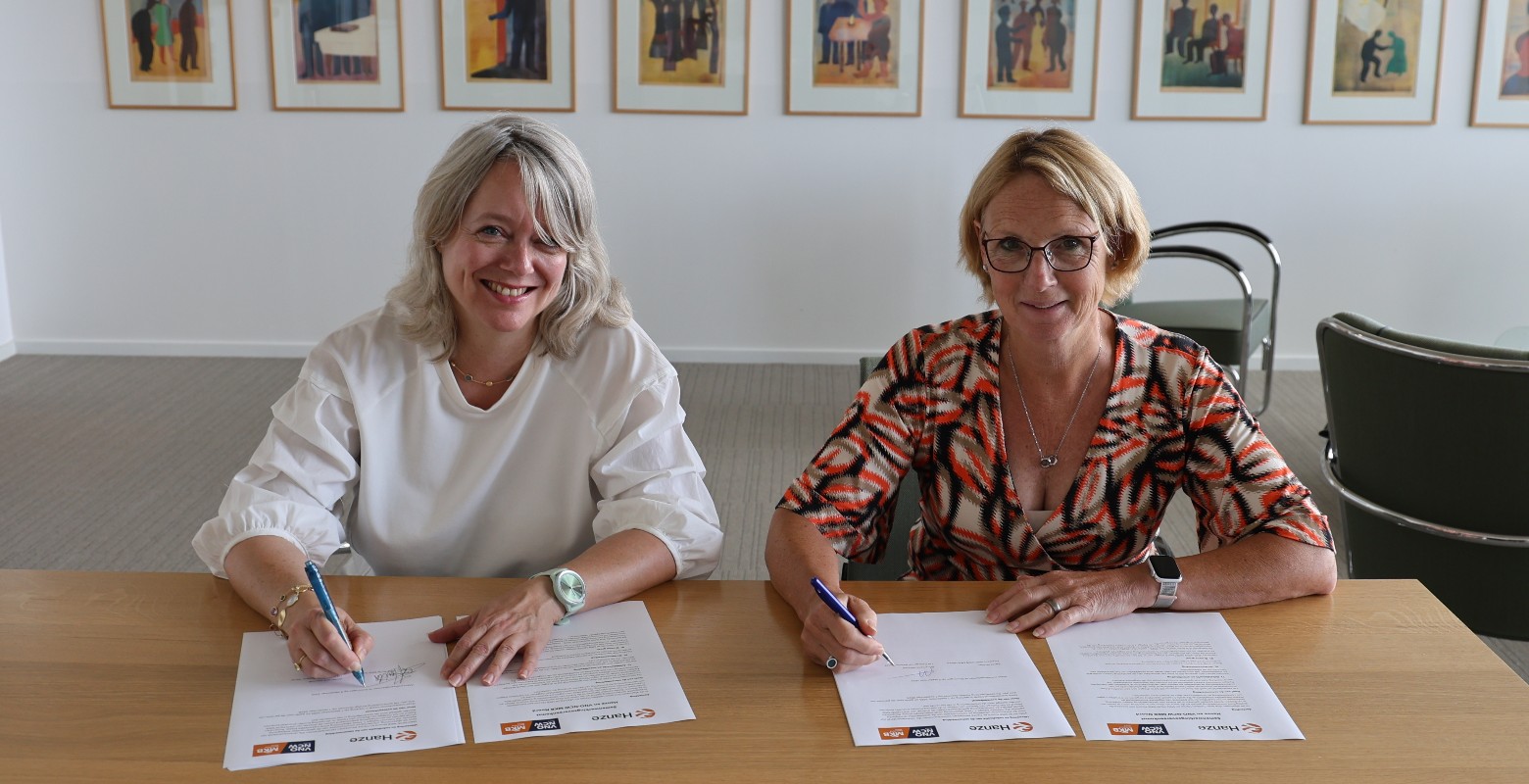 Afb 2: Hanze en VNO-NCW MKB Noord bestendigen langdurige samenwerking